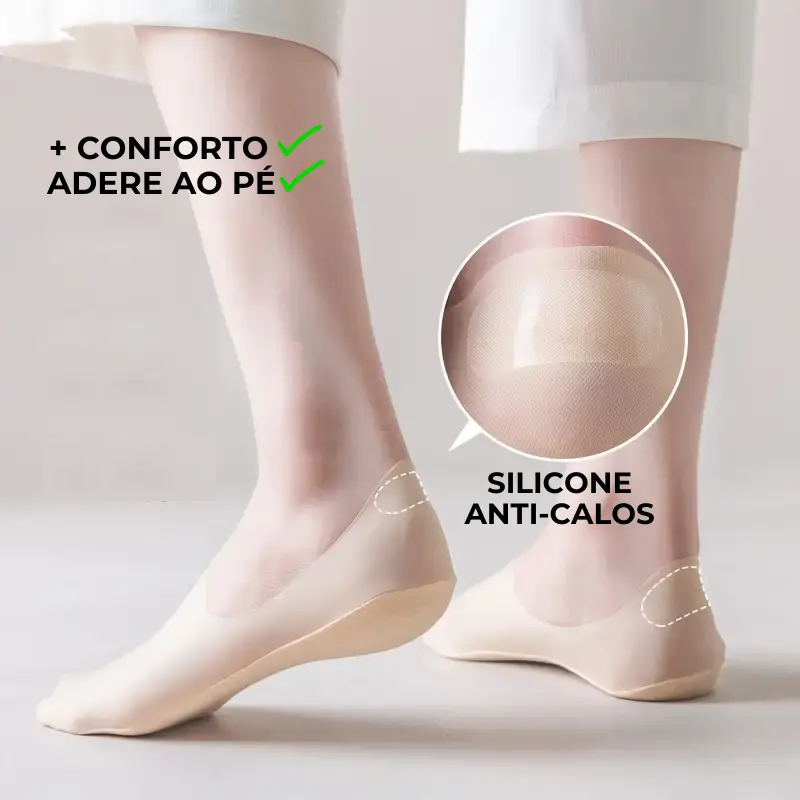 Meias Invisíveis Ortopédicas ConfortLife® -  [COMPRE 3 LEVE 5]