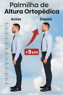 Palmilha de Altura Ortopédica ElevUP - Altura e Conforto Sem Dor