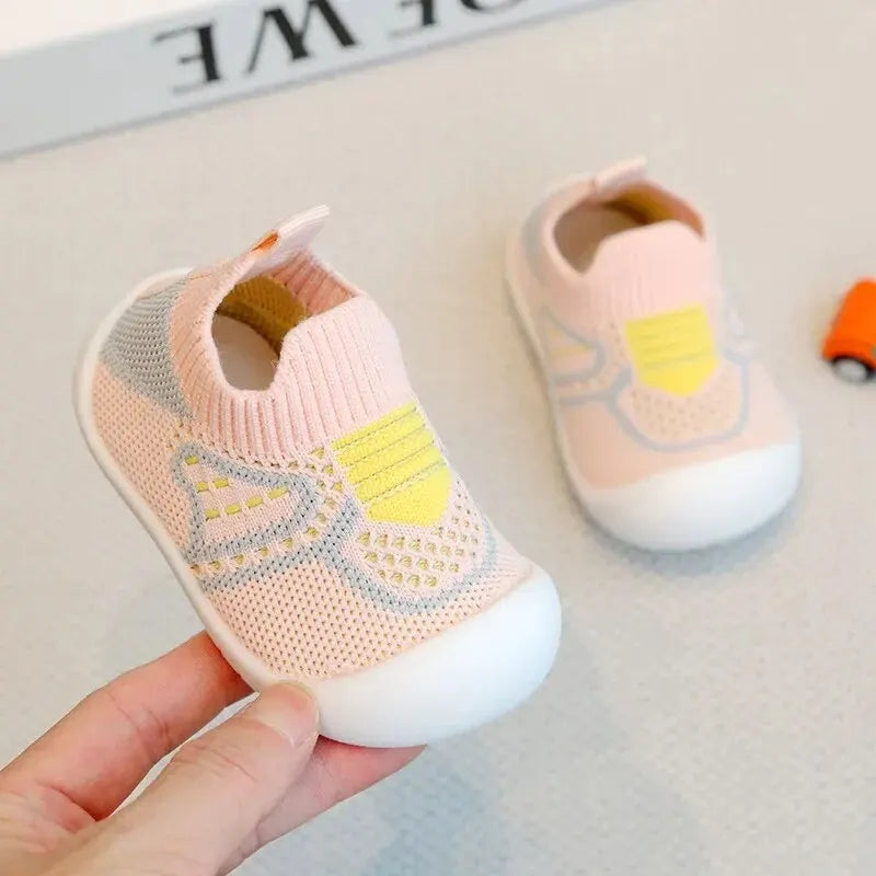 Tênis Meia Infantil Respirável em Malha KickBaby