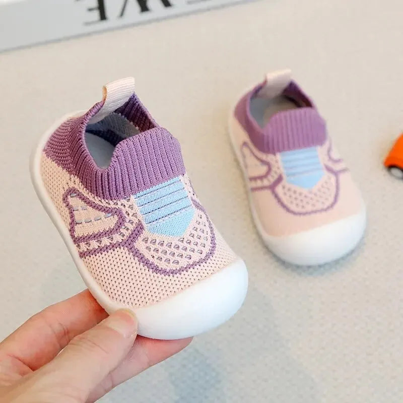 Tênis Meia Infantil Respirável em Malha KickBaby